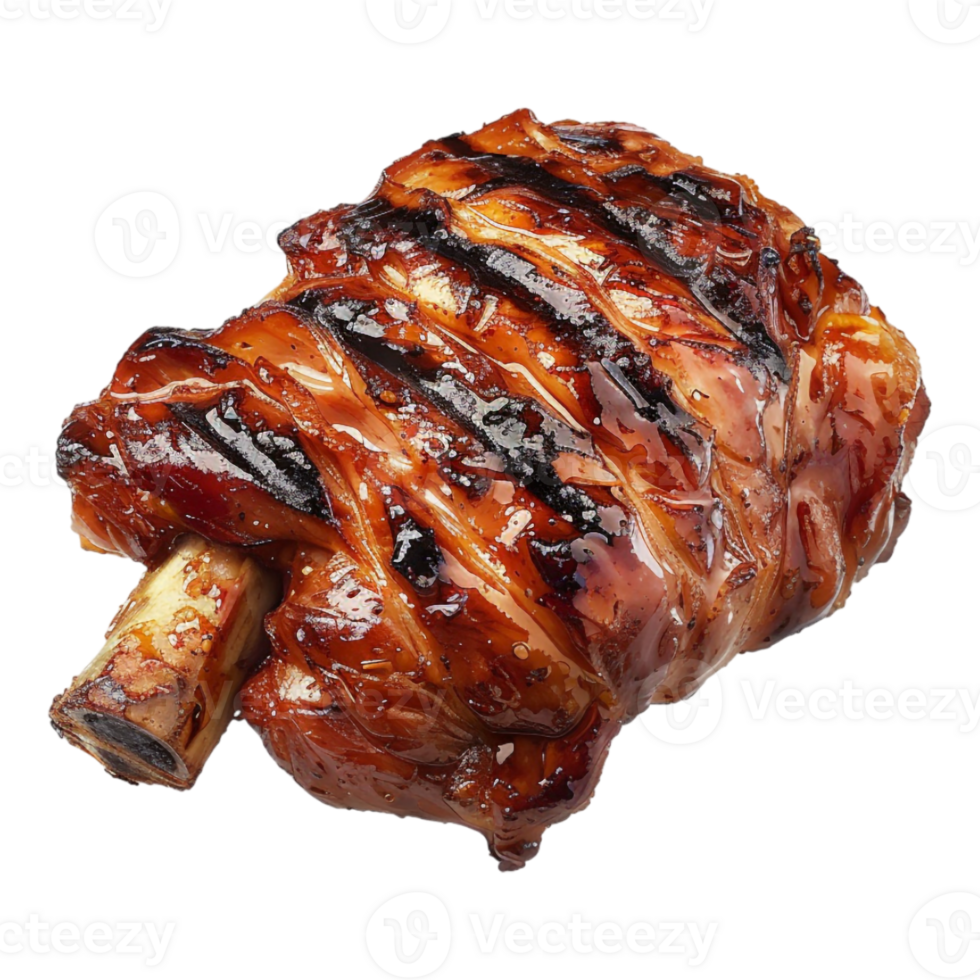 Grilled Chicken Chest Piece on Transparent Background png