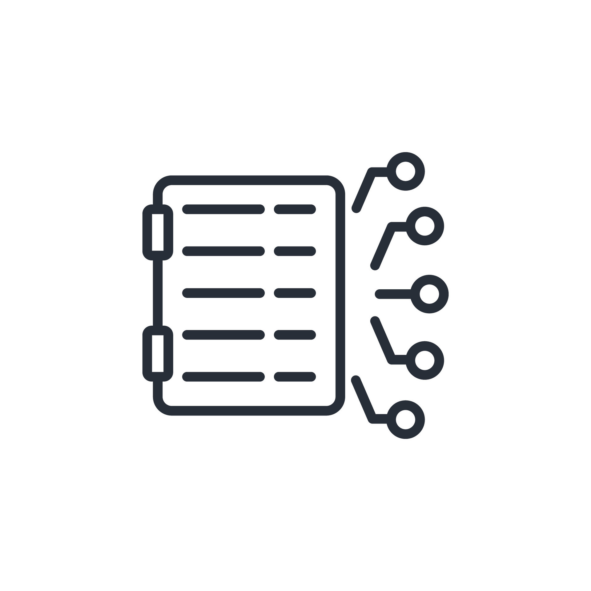 digital data icon. .Editable stroke.linear style sign for use web ...