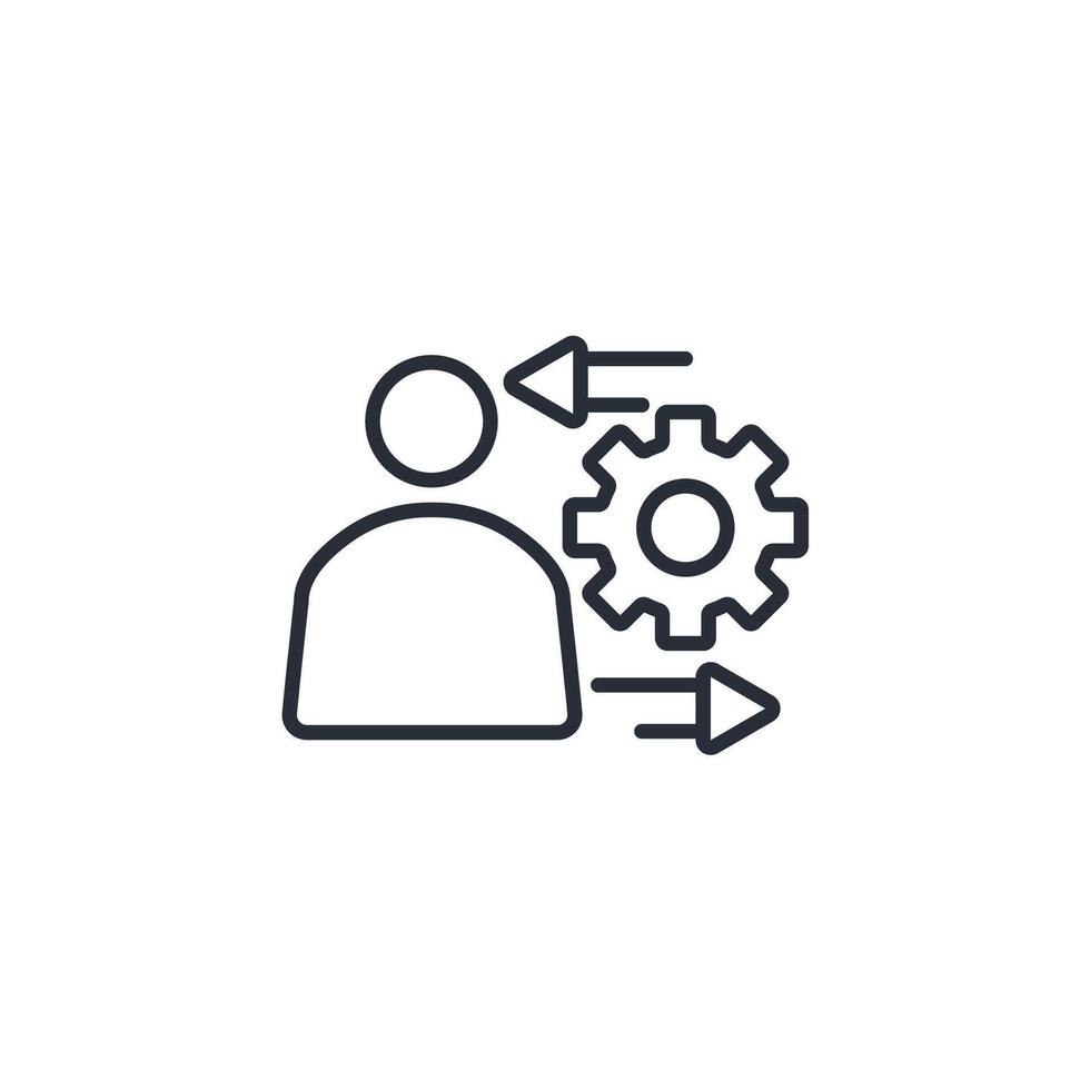 Capability icon. .Editable stroke.linear style sign for use web design,logo.Symbol illustration. vector