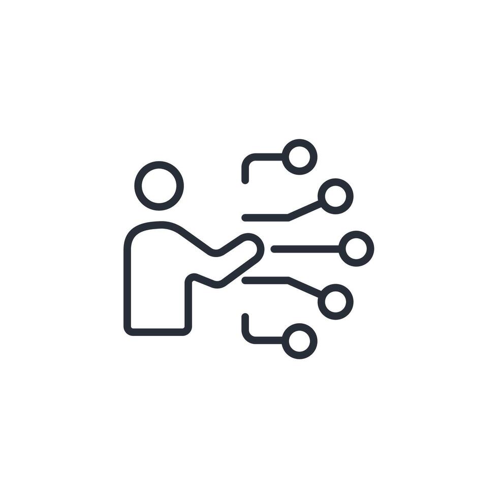 skill icon. .Editable stroke.linear style sign for use web design,logo.Symbol illustration. vector