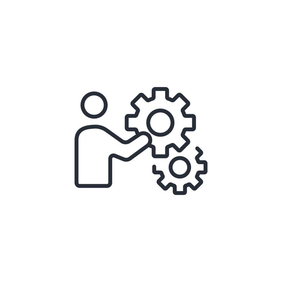 practice icon. .Editable stroke.linear style sign for use web design,logo.Symbol illustration. vector
