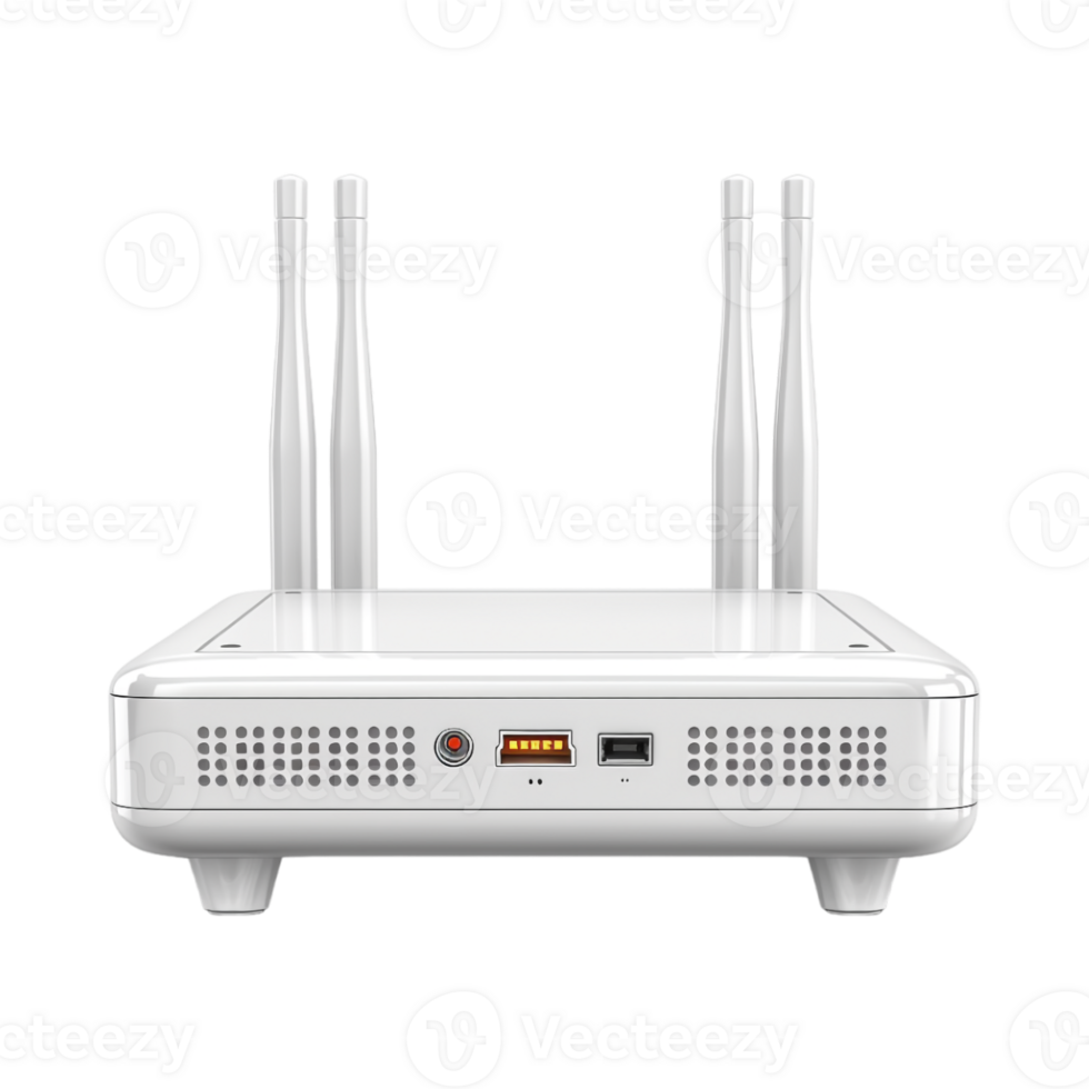 WIFI Router or Modem on Transparent Background png