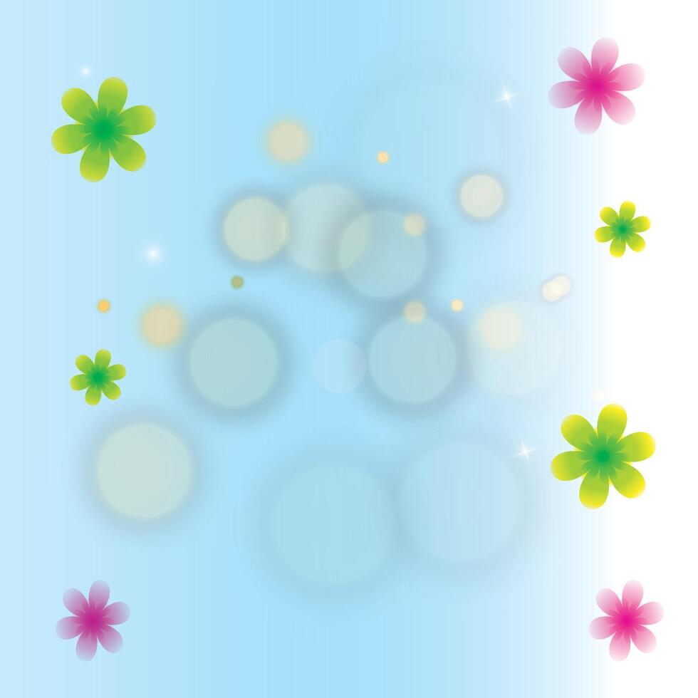 Beautiful flower background design vector