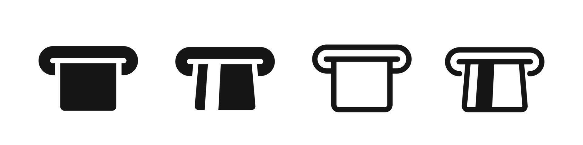 Credit Card Icons Set. Credit card illustration. Credit card payment. Pay with credit card vector
