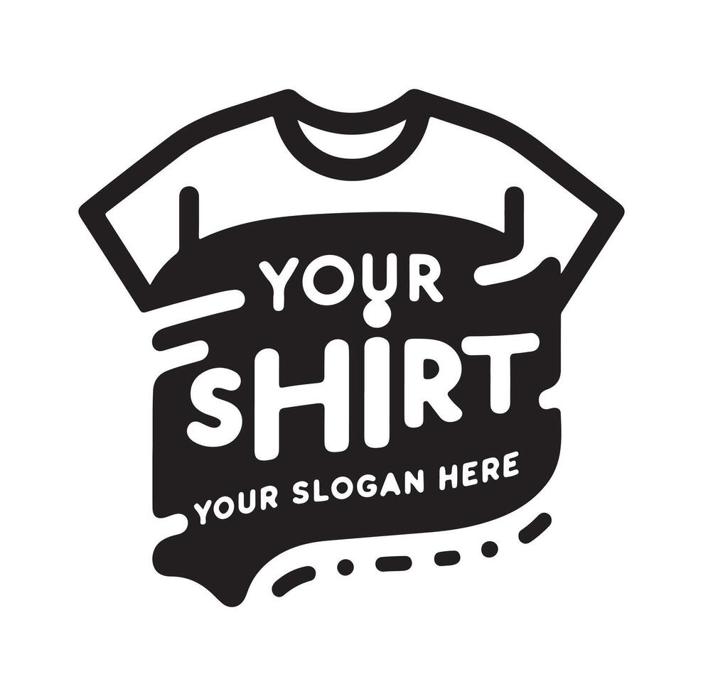 cloth t shirt icon logo silhouette vector