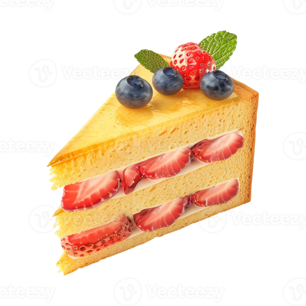 Cake Slice on Transparent Background png