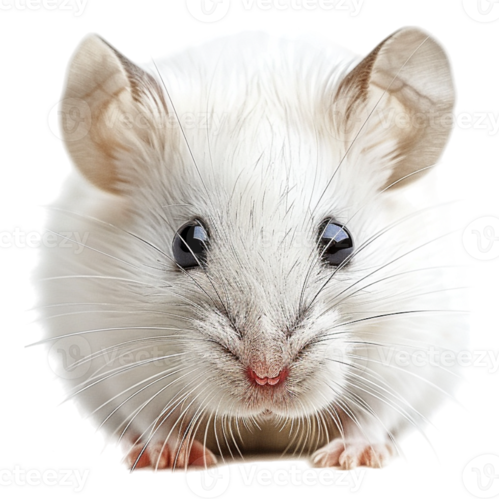 blanc Souris sur transparent Contexte png