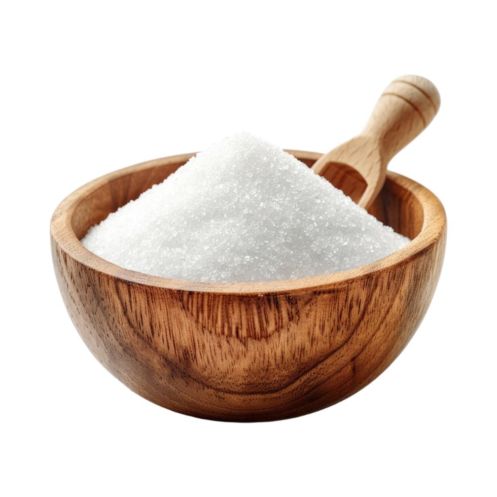 Salt in a Bowl on Transparent Background png