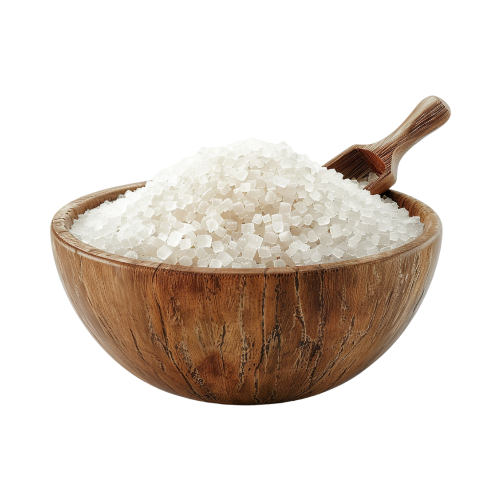 Salt in a Bowl on Transparent Background png