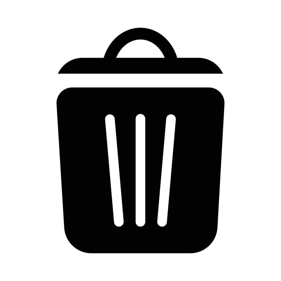 Delete black icon illustration vector