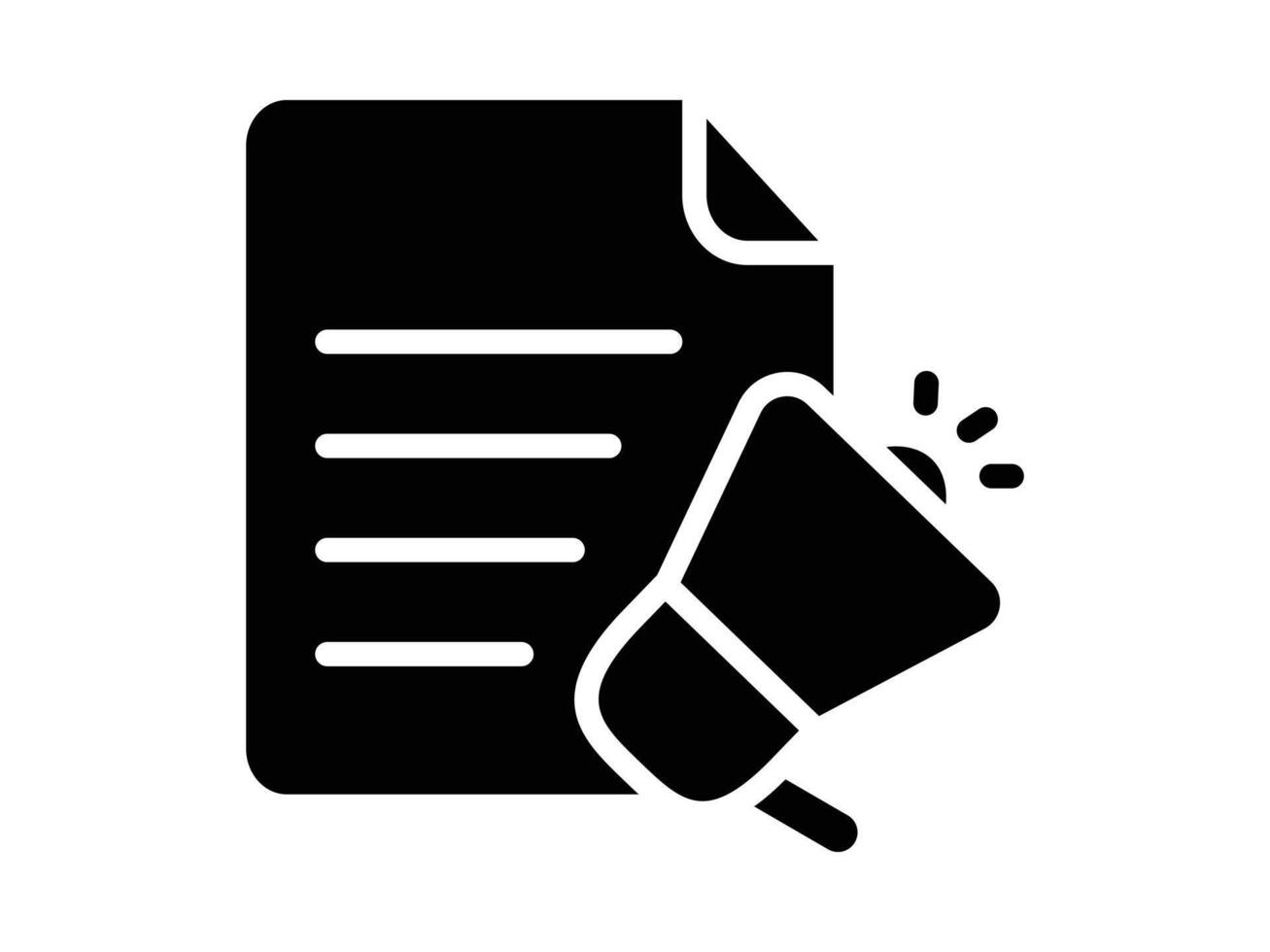 Content Marketing Icon design illustration. vector