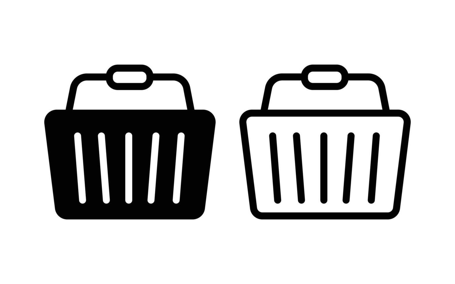 Basket Icon design illustration. vector
