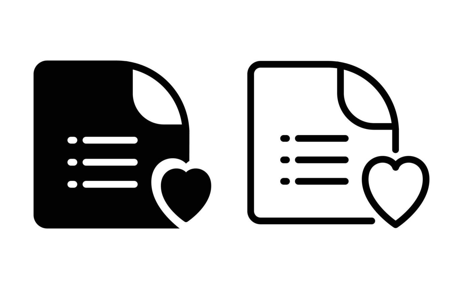 Wishlist or Checklist icon illustration vector