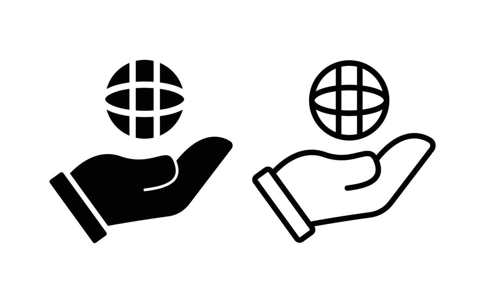 Global Business Icon illustration. Digital marketing icon vector