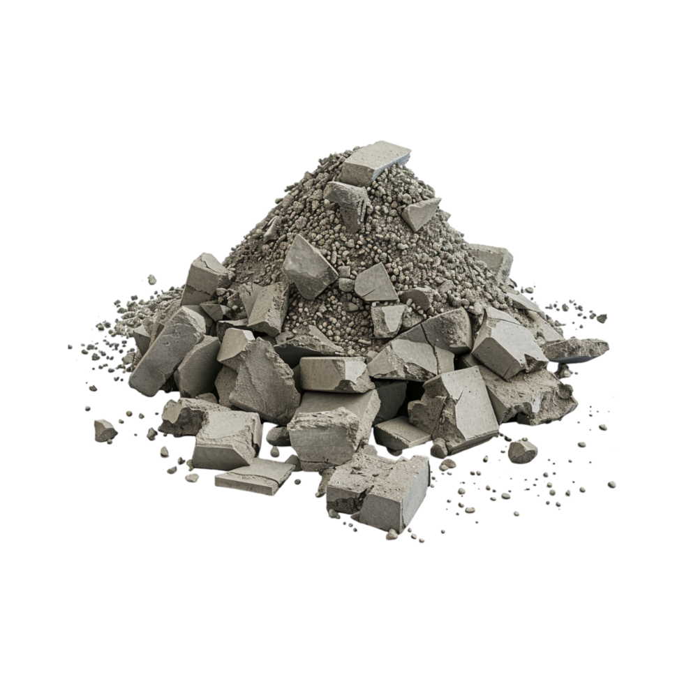 Raw Mountain Rocks Stack on Transparent Background png