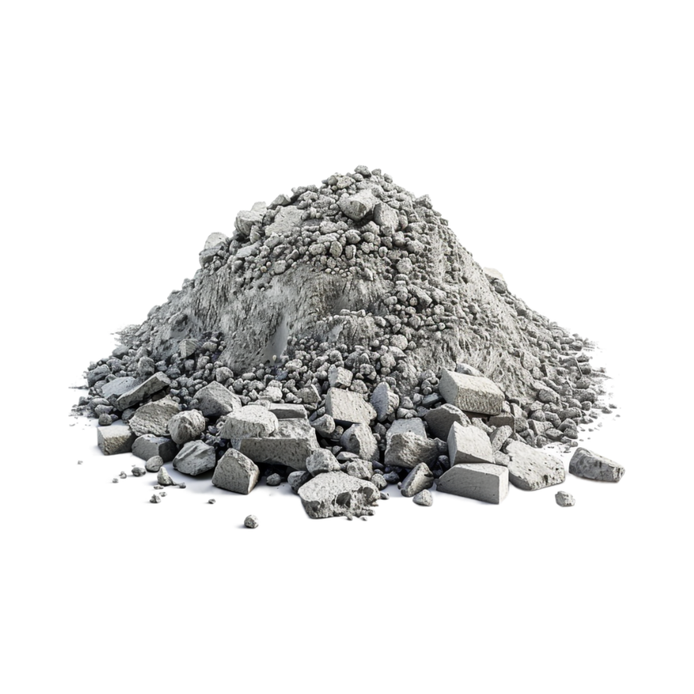 Raw Mountain Rocks Stack on Transparent Background png