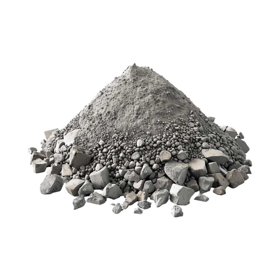 Raw Mountain Rocks Stack on Transparent Background png