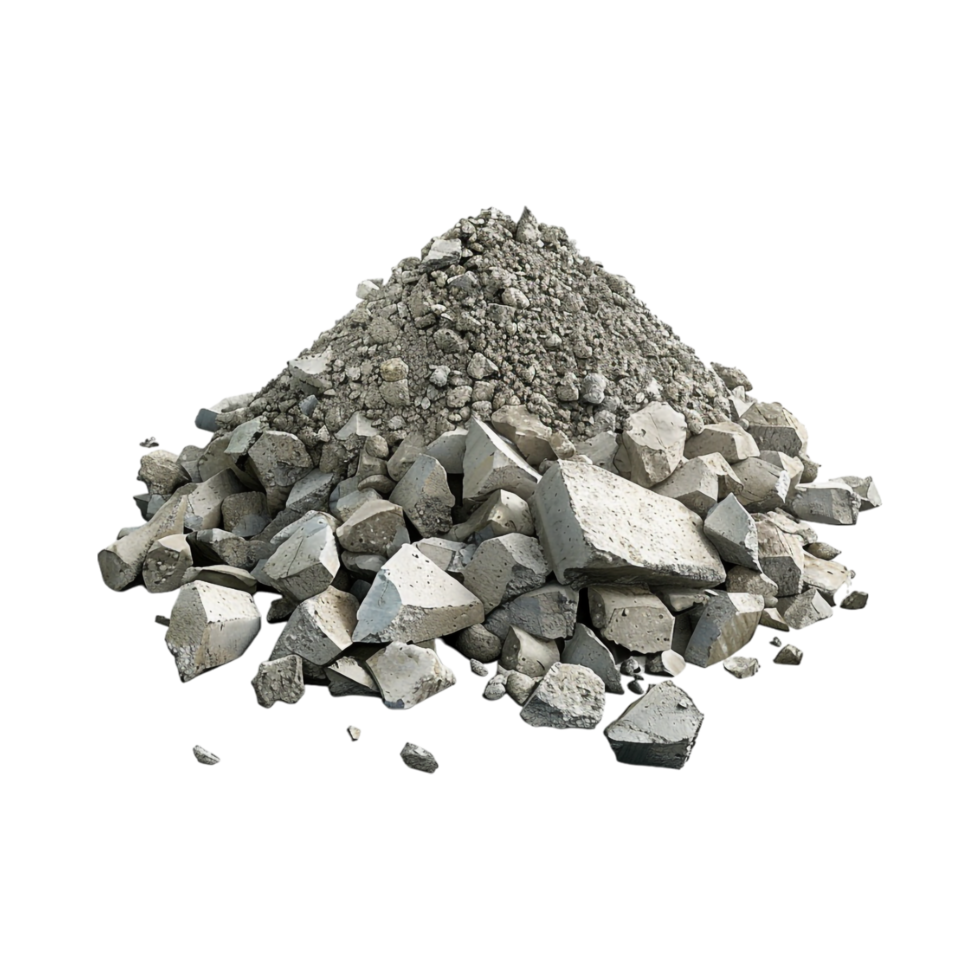 Raw Mountain Rocks Stack on Transparent Background png