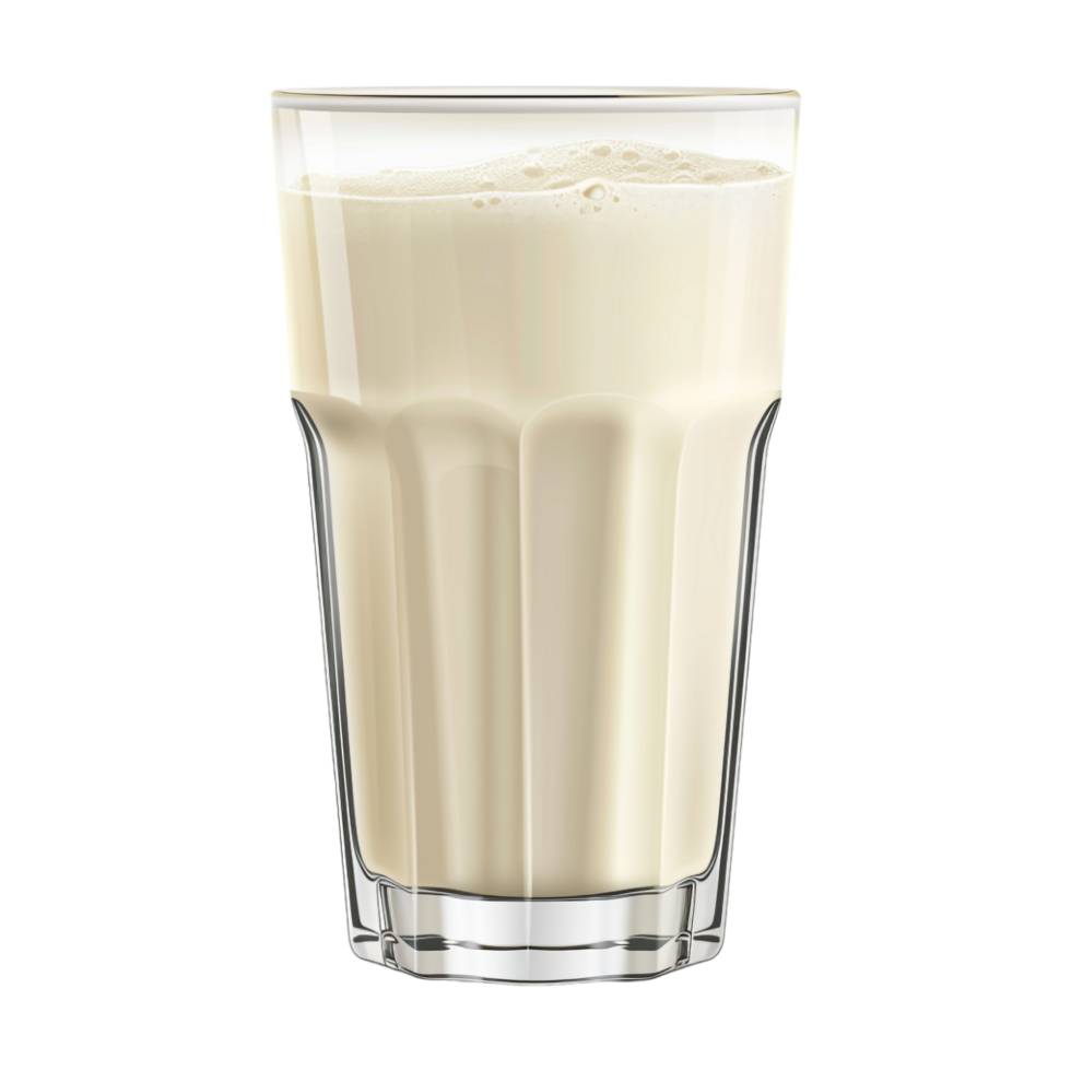 Milk Glass on Transparent Background png