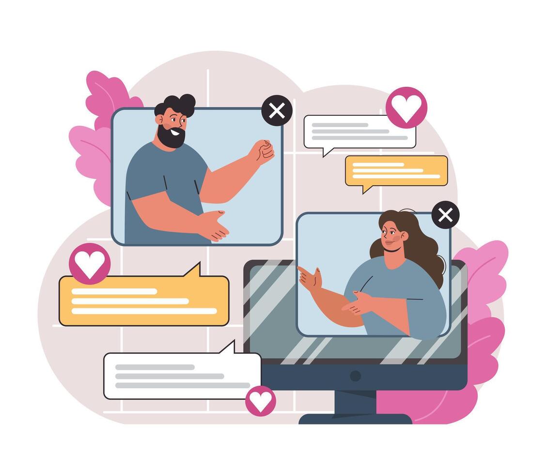 Customer feedback. Consumers reviews public exchange. Sharing a purchased vector