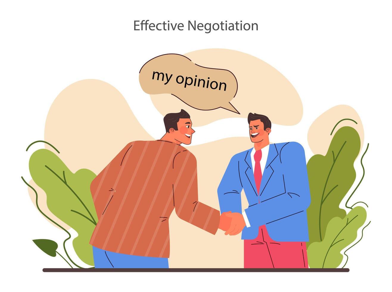 Persuasion. Soft skill, the ability to convince people. Cognitive influence vector
