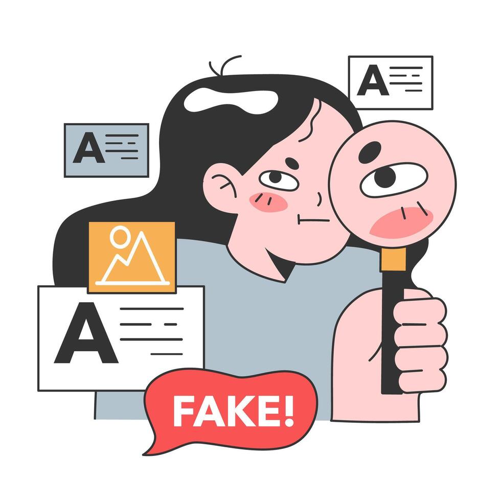Fake news. Manipulation and control over people mind. Media influencing vector