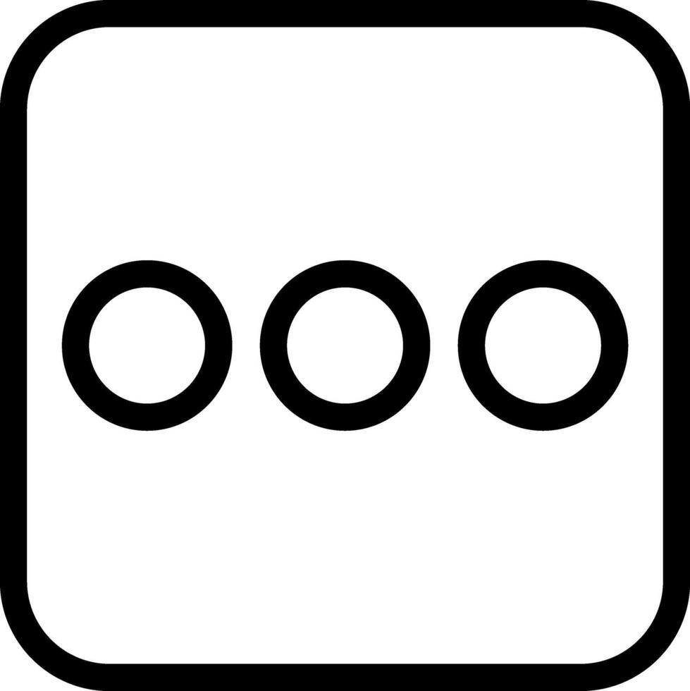 More Icon Design vector