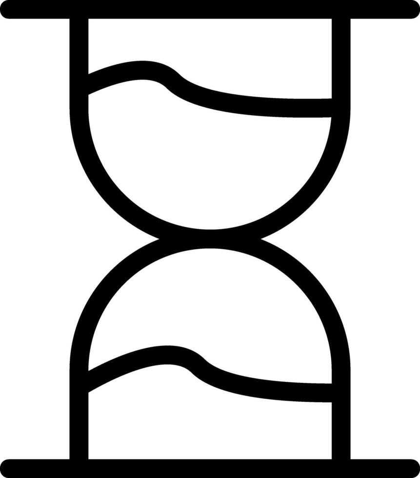 Houre Glass Icon Design vector