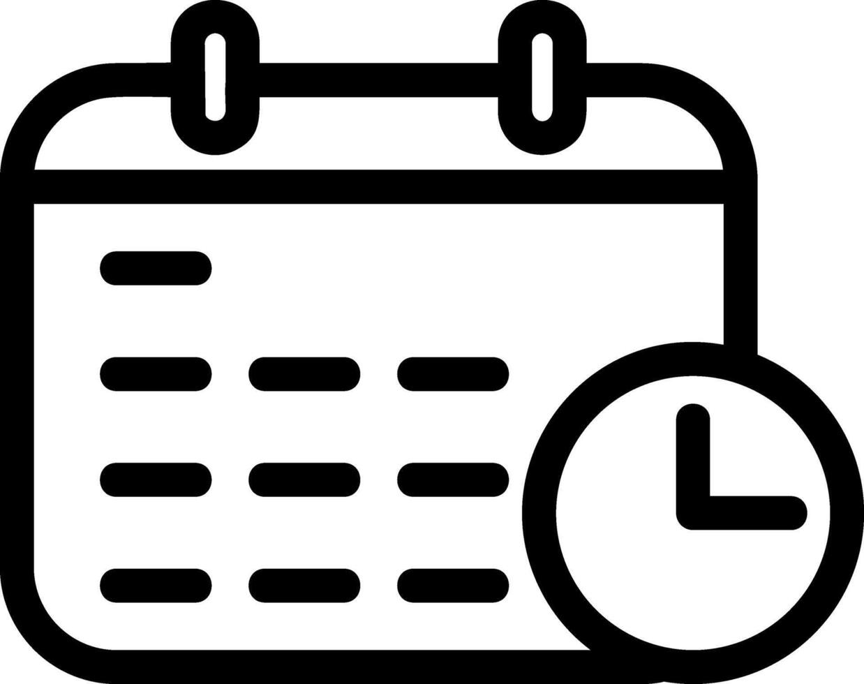 Date And Time Icon Design vector