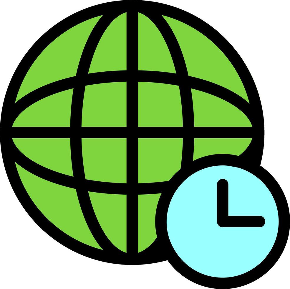 Time Zone Icon Design vector