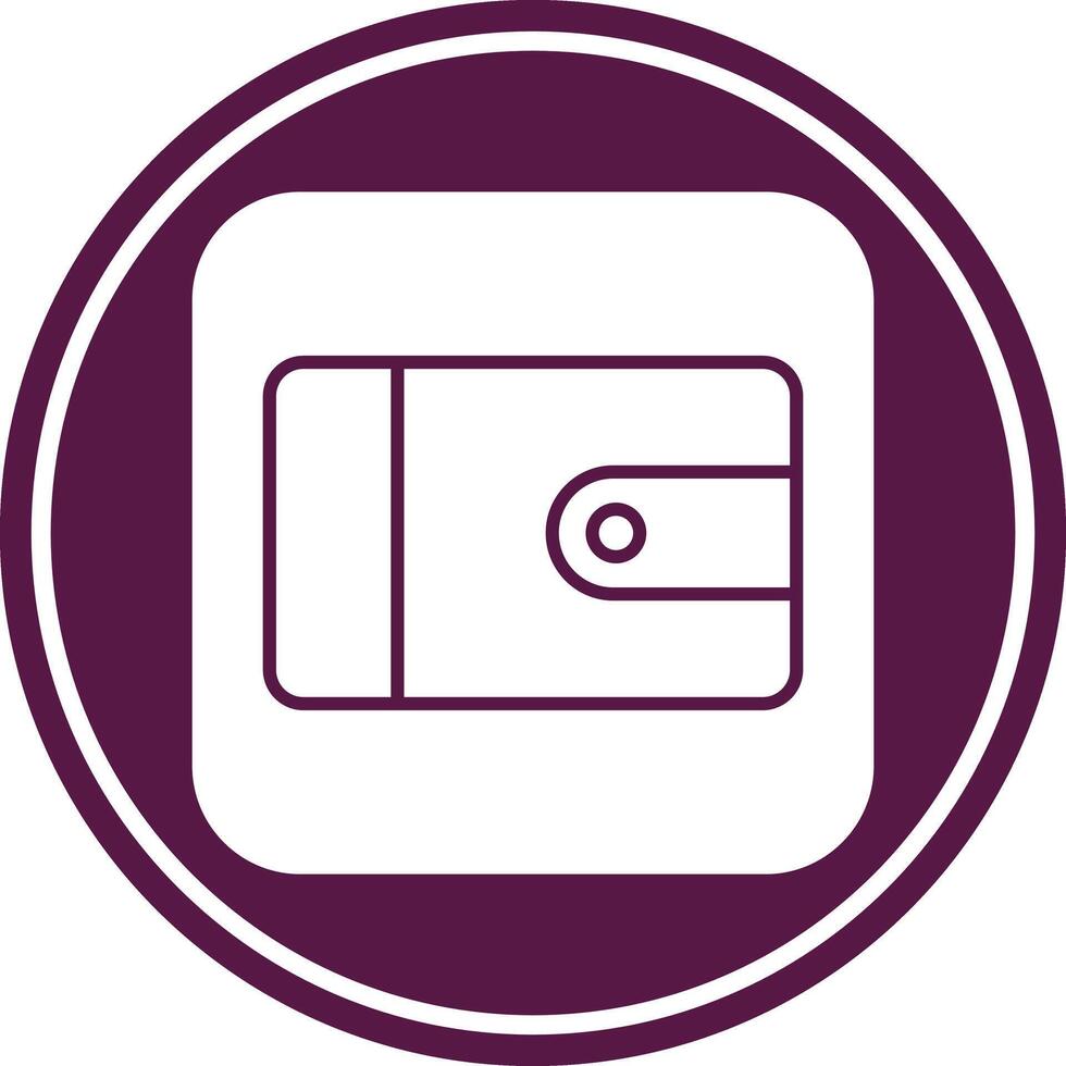 Wallet Icon Design vector