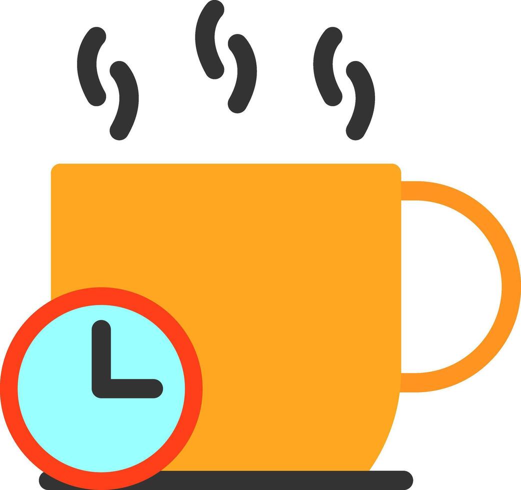 Coffe Break Icon Design vector