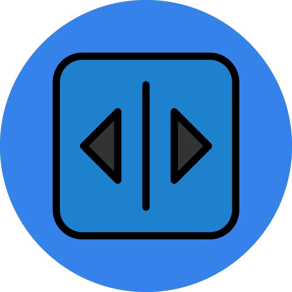 Split Icon Design vector