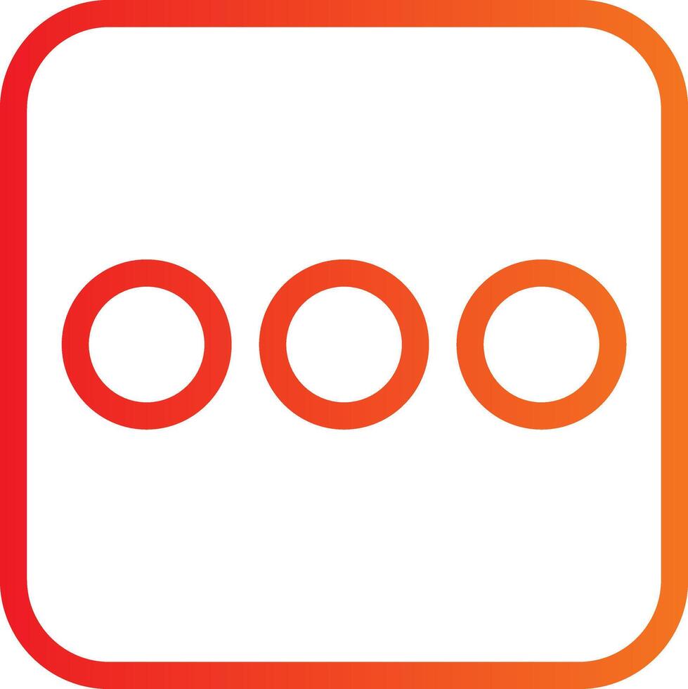 More Icon Design vector