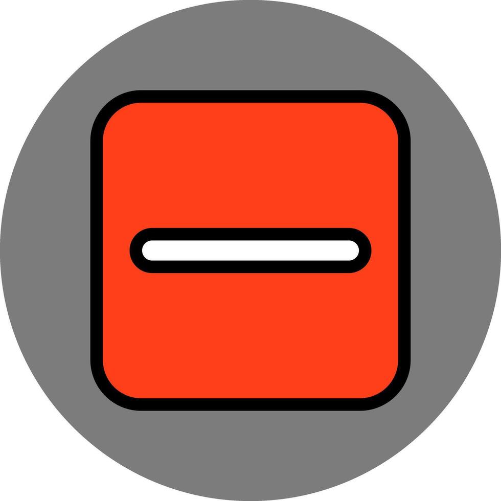 Substraction Icon Design vector