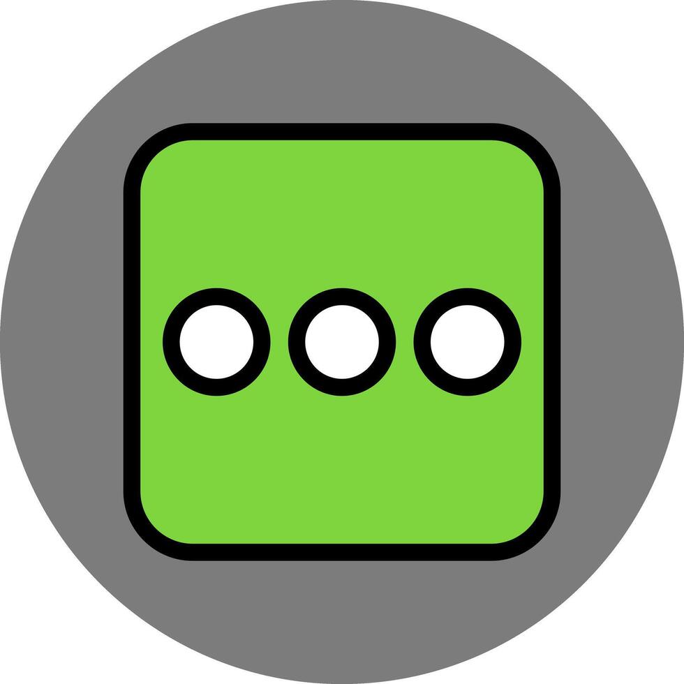 More Icon Design vector