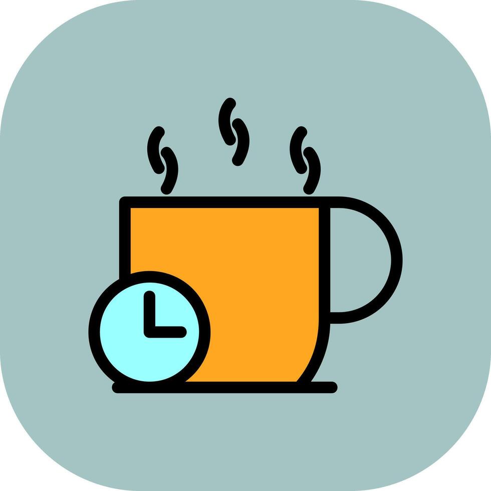Coffe Break Icon Design vector