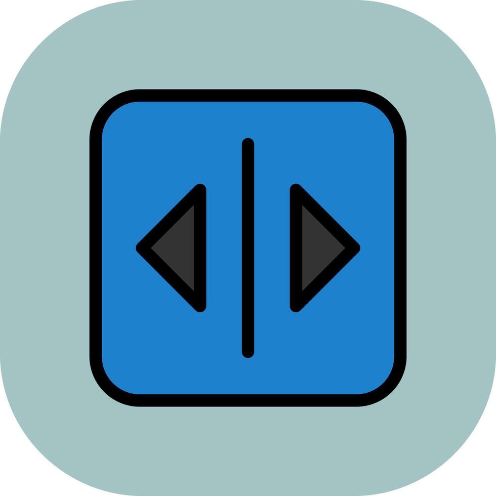 Split Icon Design vector
