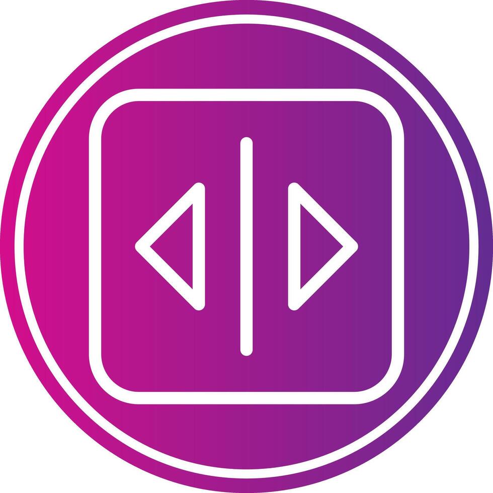 Split Icon Design vector