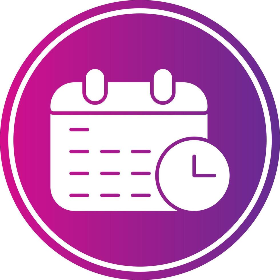 Date And Time Icon Design vector