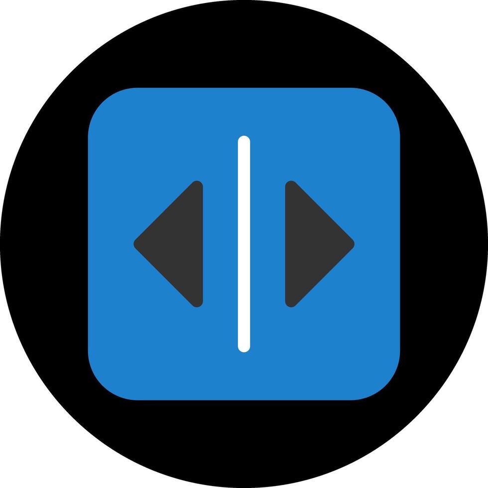 Split Icon Design vector