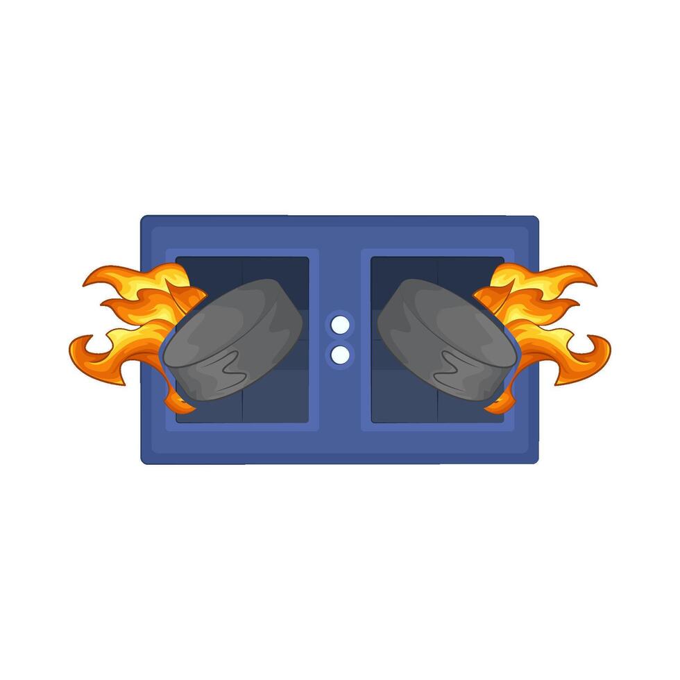 Illustration of hockey vector