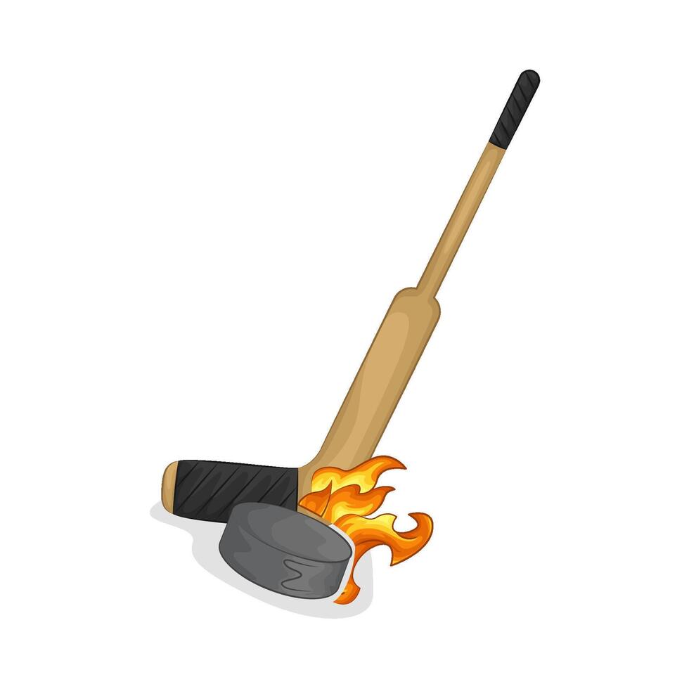 Illustration of hockey vector