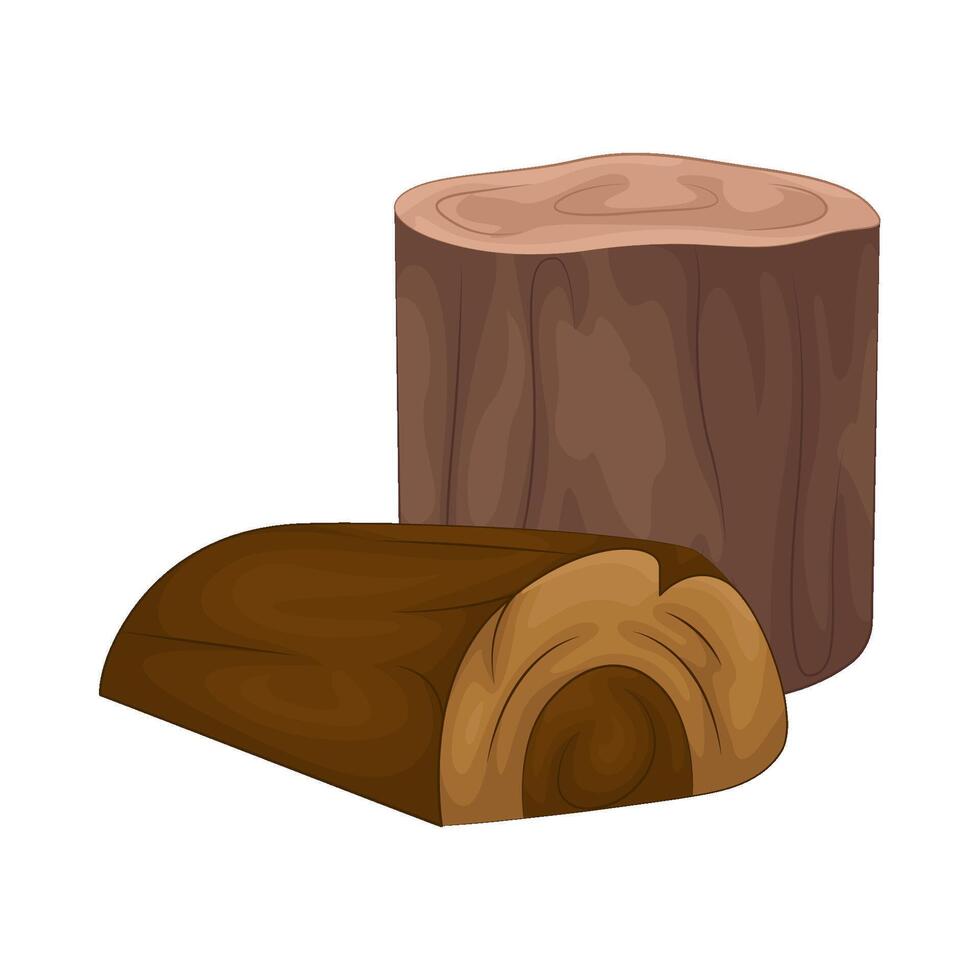 Illustration of wood vector
