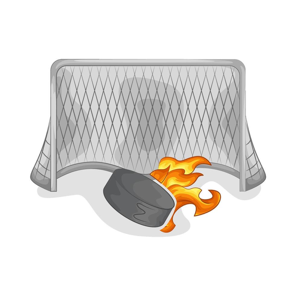 Illustration of hockey vector