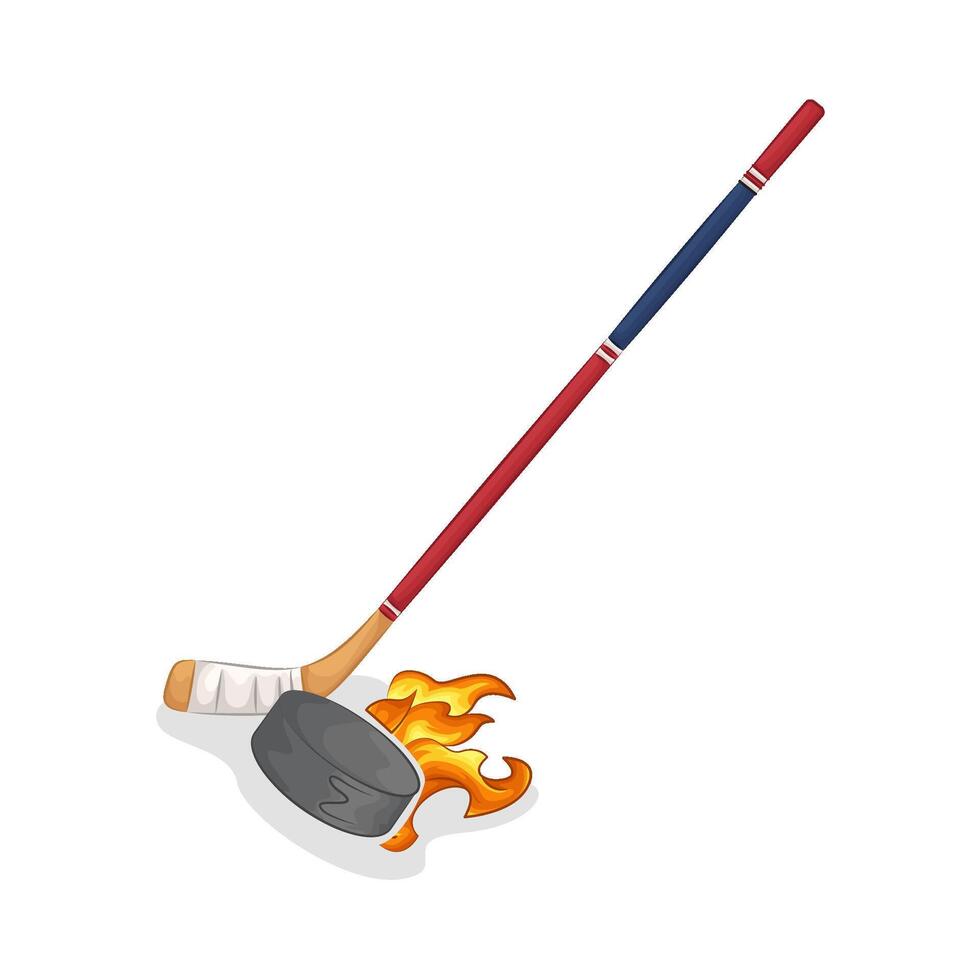 Illustration of hockey vector