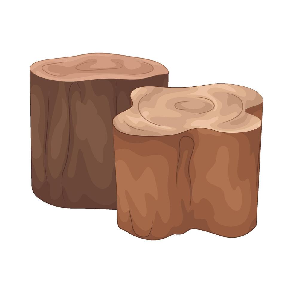 Illustration of wood vector