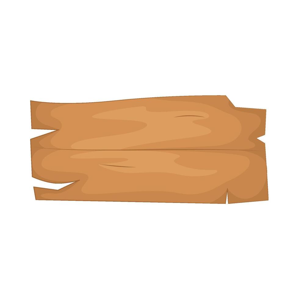 Illustration of wooden signboard vector