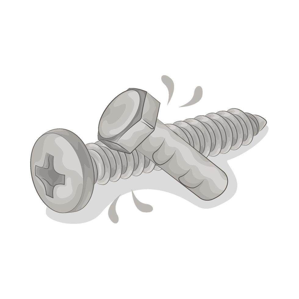 Illustration of screw vector