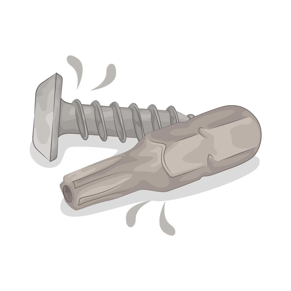 Illustration of screw vector
